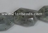 CNG302 15.5 inches 22*30mm faceted nuggets labradorite gemstone beads