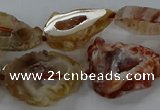 CNG3060 15.5 inches 13*18mm - 18*25mm freeform druzy agate beads