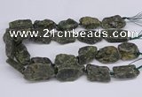 CNG3076 15.5 inches 20*30mm - 22*40mm nuggets green kyanite beads