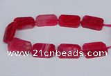 CNG3082 15.5 inches 30*40mm - 35*45mm freeform agate beads