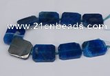 CNG3083 15.5 inches 30*40mm - 35*45mm freeform agate beads