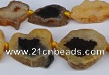 CNG3168 15.5 inches 15*20mm - 25*30mm freeform druzy agate beads