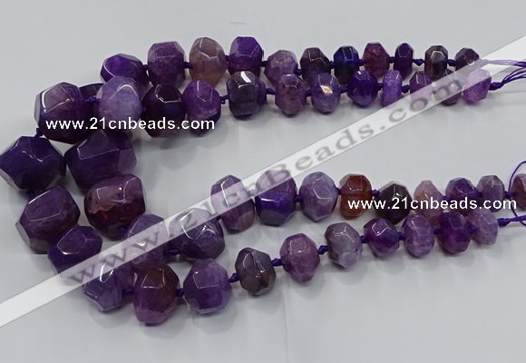 CNG3176 15.5 inches 12*16mm - 25*30mm nuggets agate beads