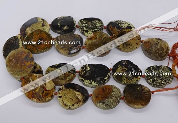 CNG3192 15.5 inches 22*30mm - 30*40mm freeform opal gemstone beads