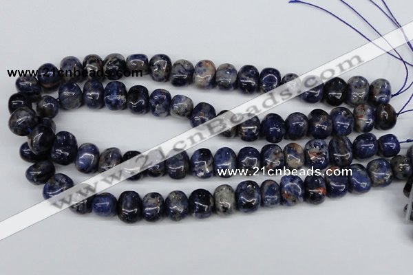 CNG32 15.5 inches 11*15mm nuggets sodalite gemstone beads