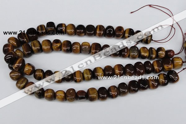 CNG33 15.5 inches 11*15mm nuggets yellow tiger eye gemstone beads