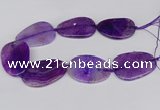 CNG3350 15.5 inches 40*50mm - 45*60mm freeform agate beads