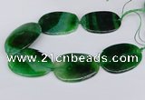 CNG3353 15.5 inches 40*50mm - 45*60mm freeform agate beads