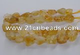 CNG3424 15.5 inches 15*20mm - 20*30mm nuggets citrine beads