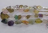 CNG3428 15.5 inches 15*20mm - 20*30mm nuggets mixed quartz beads