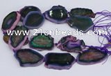 CNG3461 15.5 inches 35*40mm - 45*55mm freeform agate beads