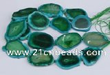 CNG3464 15.5 inches 35*40mm - 45*55mm freeform agate beads