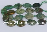 CNG3483 25*35mm - 30*40mm freeform chrysanthemum agate beads