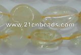 CNG350 15.5 inches 13*18mm - 20*25mm nuggets citrine gemstone beads