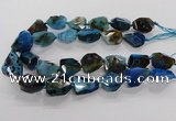 CNG3510 15.5 inches 15*20mm - 18*25mm faceted nuggets agate beads