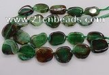 CNG3517 15.5 inches 20*25mm - 25*35mm freeform agate slab beads