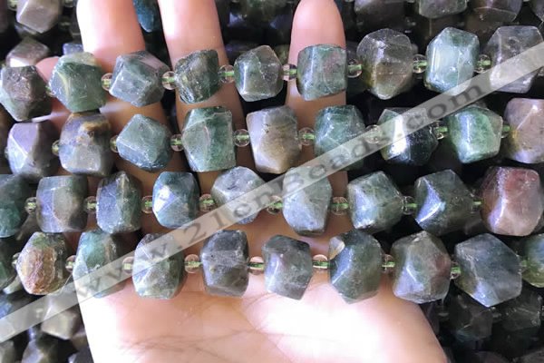 CNG3537 15.5 inches 12*14mm - 13*16mm faceted nuggets diopside beads