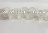 CNG3558 15.5 inches 18*20mm - 25*30mm nuggets rough white crystal beads