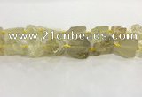 CNG3562 15.5 inches 18*20mm - 25*30mm nuggets rough lemon quartz beads