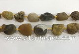 CNG3569 15.5 inches 18*20mm - 25*30mm nuggets rough agate beads