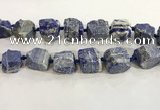 CNG3570 15.5 inches 18*20mm - 25*30mm nuggets rough lapis lazuli beads