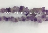 CNG3580 8*12mm - 15*28mm faceted nuggets lavender amethyst beads