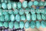 CNG3610 15.5 inches 13*20mm - 15*24mm faceted nuggets amazonite beads