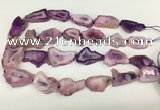 CNG3637 15.5 inches 22*30mm - 30*40mm freeform druzy agate beads