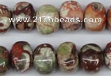 CNG37 15.5 inches 11*15mm nuggets rainforest agate gemstone beads