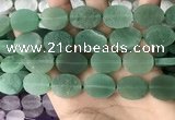 CNG3706 15.5 inches 15*20mm oval rough green aventurine beads