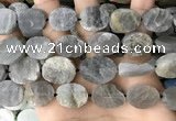 CNG3709 15.5 inches 15*20mm oval rough labradorite beads