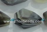 CNG376 15.5 inches 18*22mm – 25*38mm faceted nuggets agate beads