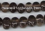 CNG38 15.5 inches 11*15mm nuggets smoky quartz gemstone beads