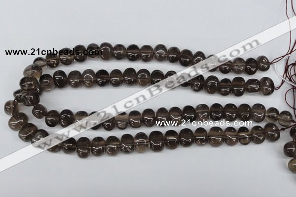 CNG38 15.5 inches 11*15mm nuggets smoky quartz gemstone beads