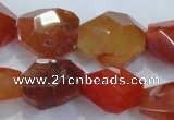 CNG392 15.5 inches 18*20mm – 22*25mm faceted nuggets agate beads