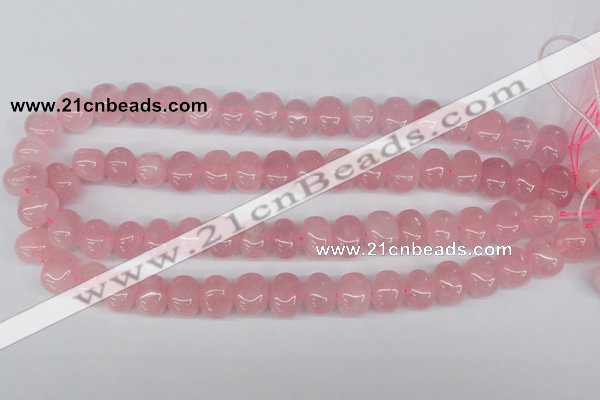 CNG41 15.5 inches 11*15mm nuggets rose quartz gemstone beads