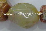 CNG416 15.5 inches 18*20mm - 28*40mm nuggets agate gemstone beads