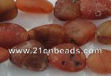 CNG430 15.5 inches 13*18mm nuggets agate gemstone beads