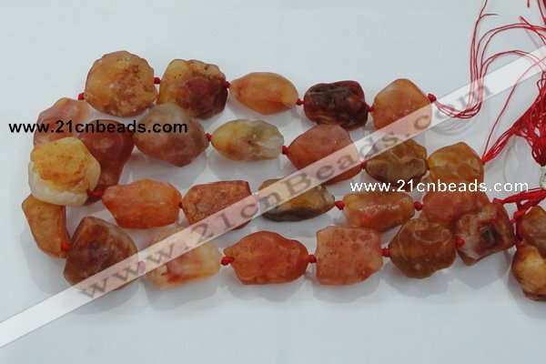 CNG433 15.5 inches 18*25mm – 32*40mm nuggets agate gemstone beads