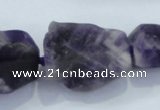 CNG435 15.5 inches 15*20mm – 20*32mm nuggets amethyst beads