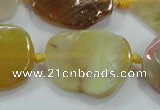 CNG452 15.5 inches 20*28mm - 30*38mm nuggets agate gemstone beads