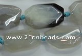 CNG467 15.5 inches 15*20mm - 20*35mm nuggets agate beads