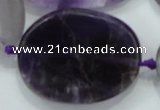 CNG485 20*30mm - 35*45mm twisted & faceted nuggets amethyst beads