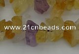 CNG5014 15.5 inches 6*10mm - 13*18mm nuggets amethyst & citrine beads