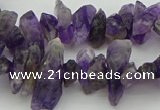 CNG5030 15.5 inches 4*8mm - 6*15mm nuggets amethyst beads