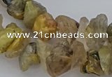 CNG5034 15.5 inches 8*12mm - 13*18mm nuggets golden rutilated quartz beads