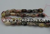 CNG5066 15.5 inches 13*20mm - 15*25mm faceted nuggets pink opal beads