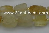 CNG5073 15.5 inches 8*10mm - 15*20mm nuggets citrine beads