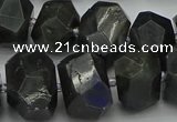 CNG5075 15.5 inches 13*18mm - 15*20mm faceted nuggets labradorite beads