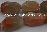 CNG5090 15.5 inches 13*18mm - 15*25mm faceted nuggets sunstone beads